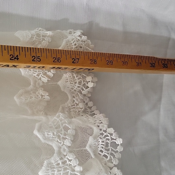 Vivid Importers of NY  White Crochet Lace Racerback Women’s Tank Top Swim Size L - Picture 10 of 10